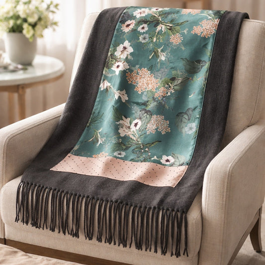 Charcoal Butterfly Scarf